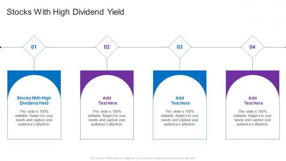 Stocks With High Dividend Yield In Powerpoint And Google Slides Cpb