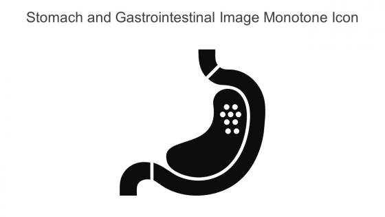 Stomach And Gastrointestinal Image Monotone Icon In Powerpoint Pptx Png And Editable Eps Format