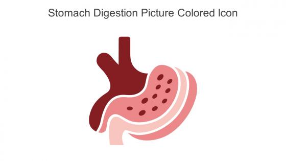 Stomach Digestion Picture Colored Icon In Powerpoint Pptx Png And Editable Eps Format
