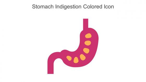 Stomach Indigestion Colored Icon In Powerpoint Pptx Png And Editable Eps Format
