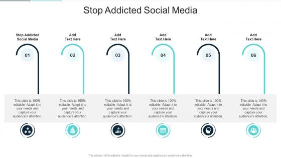 Stop Addicted Social Media In Powerpoint And Google Slides Cpb