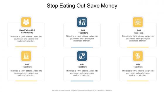 Stop Eating Out Save Money In Powerpoint And Google Slides Cpb