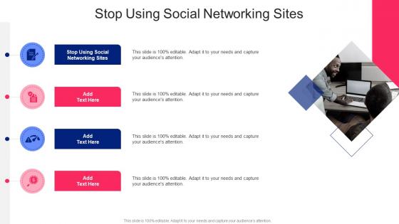 Stop Using Social Networking Sites In Powerpoint And Google Slides Cpb