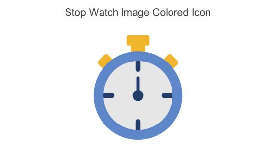Stop Watch Image Colored Icon In Powerpoint Pptx Png And Editable Eps Format