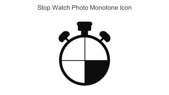 Stop Watch Photo Monotone Icon In Powerpoint Pptx Png And Editable Eps Format