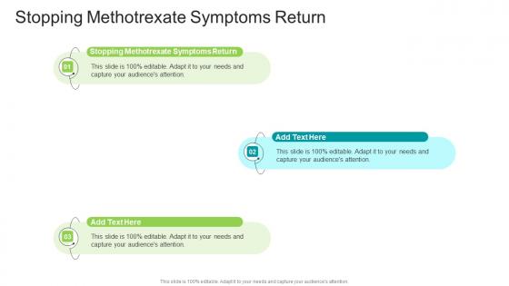 Stopping Methotrexate Symptoms Return In Powerpoint And Google Slides Cpb