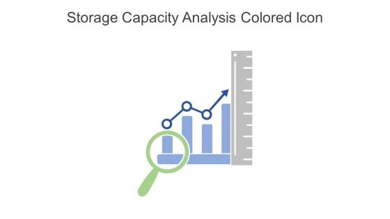 Storage Capacity Analysis Colored Icon In Powerpoint Pptx Png And Editable Eps Format
