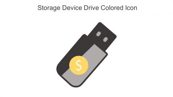 Storage Device Drive Colored Icon In Powerpoint Pptx Png And Editable Eps Format