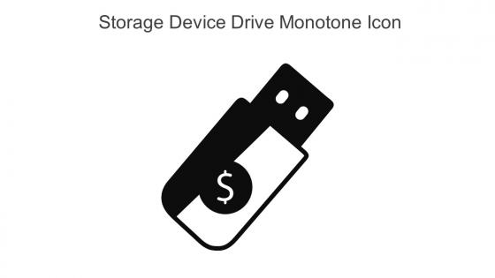 Storage Device Drive Monotone Icon In Powerpoint Pptx Png And Editable Eps Format
