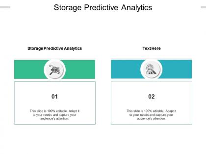 Storage predictive analytics ppt powerpoint presentation slides designs cpb