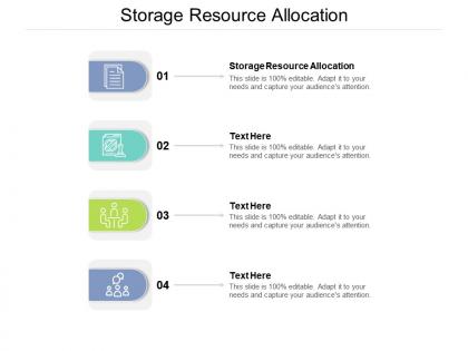 Storage resource allocation ppt powerpoint presentation outline background images cpb
