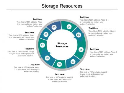 Storage resources ppt powerpoint presentation professional layout ideas cpb