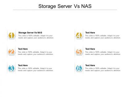 Storage server vs nas ppt powerpoint presentation summary portfolio cpb