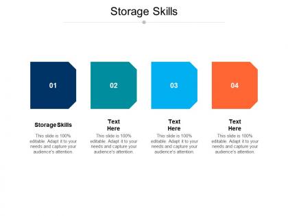 Storage skills ppt powerpoint presentation infographics files cpb