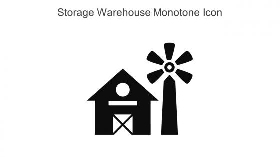 Storage Warehouse Monotone Icon In Powerpoint Pptx Png And Editable Eps Format