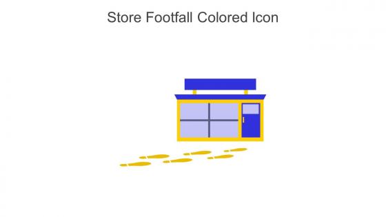 Store Footfall Colored Icon In Powerpoint Pptx Png And Editable Eps Format