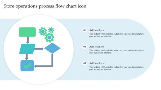 Store Operations Process Flow Chart Icon