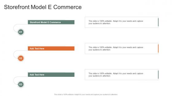 Storefront Model E Commerce In Powerpoint And Google Slides Cpb