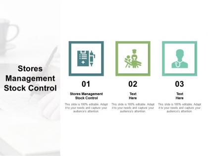 Stores management stock control ppt powerpoint presentation file layout cpb