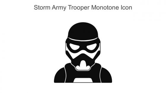 Storm Army Trooper Monotone Icon In Powerpoint Pptx Png And Editable Eps Format