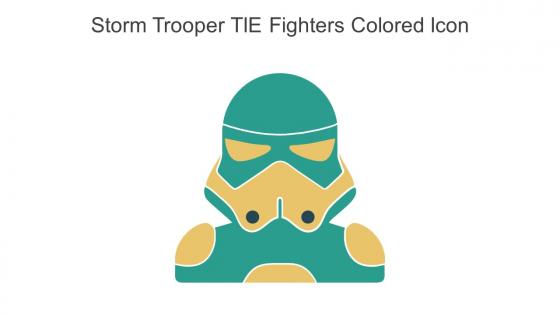 Storm Trooper TIE Fighters Colored Icon In Powerpoint Pptx Png And Editable Eps Format
