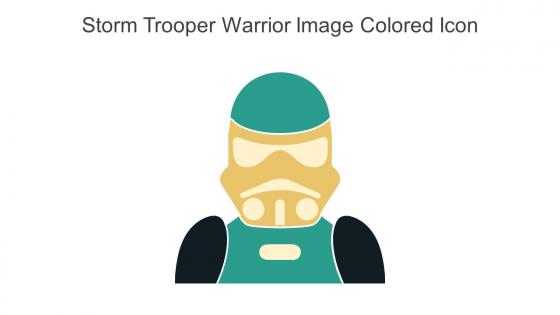 Storm Trooper Warrior Image Colored Icon In Powerpoint Pptx Png And Editable Eps Format