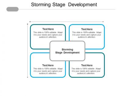 Storming stage development ppt powerpoint presentation professional slide portrait cpb