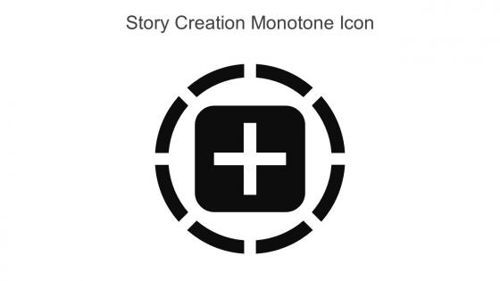 Story Creation Monotone Icon In Powerpoint Pptx Png And Editable Eps Format
