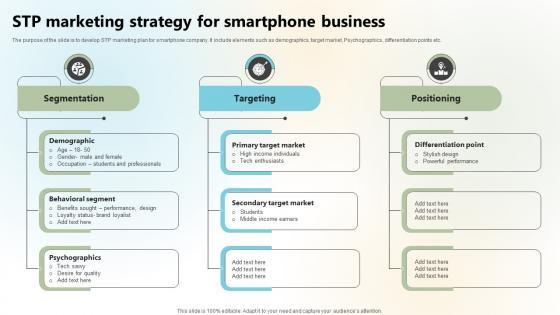 STP Marketing Strategy For Smartphone Business