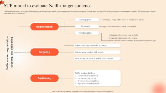STP Model To Evaluate Netflix Target OTT Platform Marketing Strategy For Customer Strategy SS V