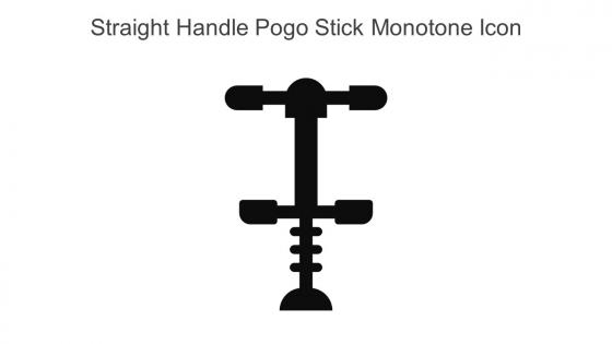 Straight Handle Pogo Stick Monotone Icon In Powerpoint Pptx Png And Editable Eps Format