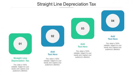 Straight Line Depreciation Tax Ppt Powerpoint Presentation Gallery Layouts Cpb