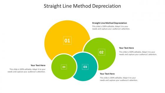 Straight line method depreciation ppt powerpoint presentation visual aids infographics cpb