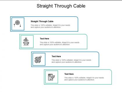 Straight through cable ppt powerpoint presentation portfolio cpb