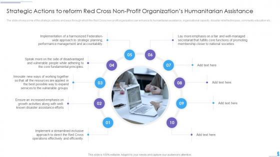 Strategic actions to reform red cross non profit organizations humanitarian assistance