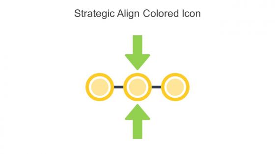 Strategic Align Colored Icon In Powerpoint Pptx Png And Editable Eps Format