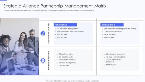 Strategic Alliance Partnership Management Matrix