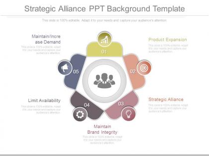 Strategic alliance ppt background template