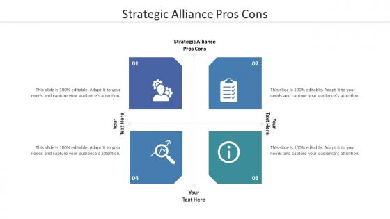 Strategic Alliance Pros Cons Ppt Powerpoint Presentation Portfolio Gallery Cpb