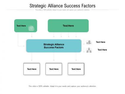 Strategic alliance success factors ppt powerpoint presentation slides vector cpb