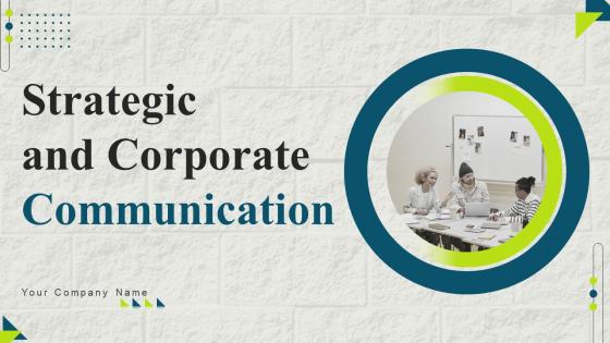 Strategic And Corporate Communication Powerpoint Presentation Slides Strategy CD V
