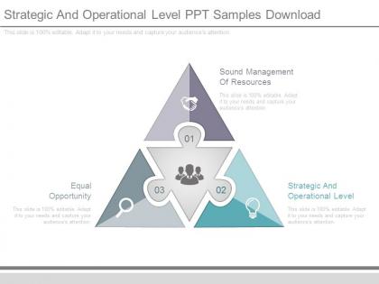 Strategic and operational level ppt samples download