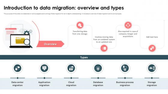 Strategic Approach For Effective Data Migration Introduction To Data Migration Overview And Types