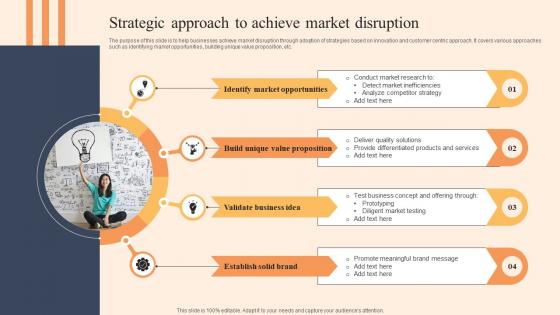 Strategic Approach To Achieve Market Disruption