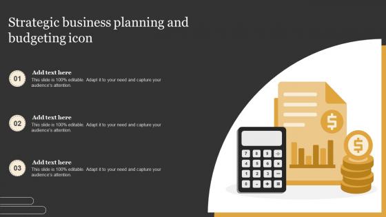 Strategic Business Planning And Budgeting Icon