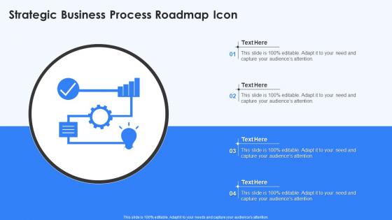 Strategic Business Process Roadmap Icon
