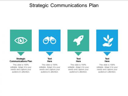 Strategic communications plan ppt powerpoint presentation slides gridlines cpb