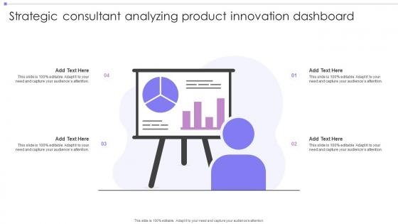 Strategic Consultant Analyzing Product Innovation Dashboard