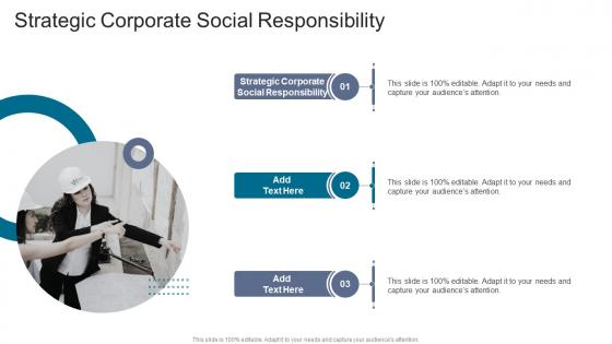 Strategic Corporate Social Responsibility In Powerpoint And Google Slides Cpb