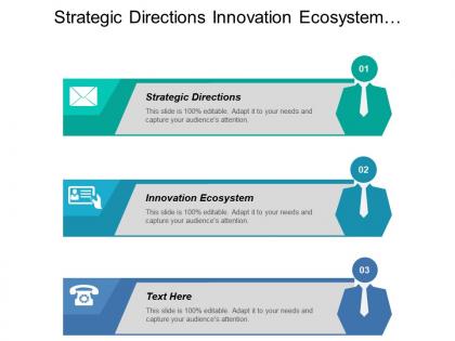 Strategic directions innovation ecosystem innovation process social framework